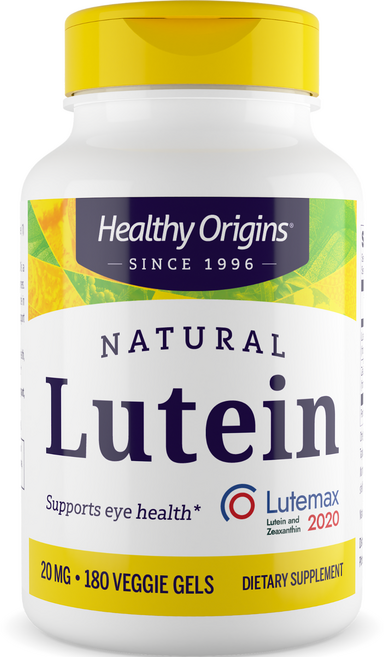 헬시오리진스 내추럴 루테인 20mg 앤 지아잔틴 베지 소프트젤, 180정, 1개