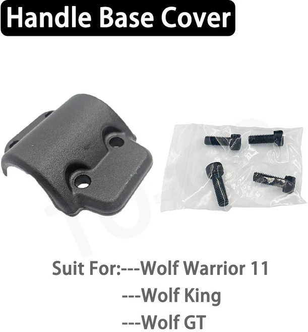 Kaabo Wolf Warrior King GT 11 인치 핸들 상승 어댑터 공식 업그레이드 부품 55mm 하이 스쿠터 액세서리, 01 CHINA, 02 Handle Base Cover, 1개