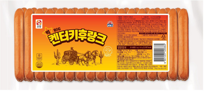 기타 사조오양 빅켄터키 후랑크 1kg 3개