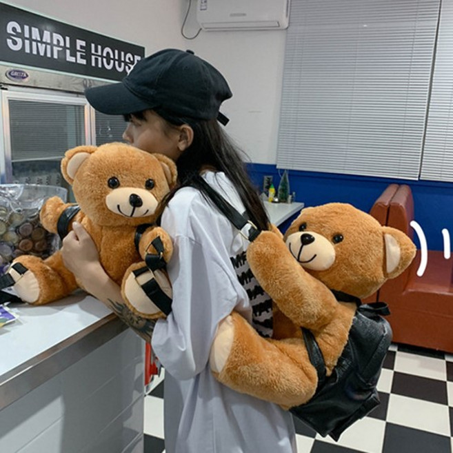 곰돌이 인형 가방 귀여운 백팩 나들이 놀이공원 곰인형가방 웃긴선물
