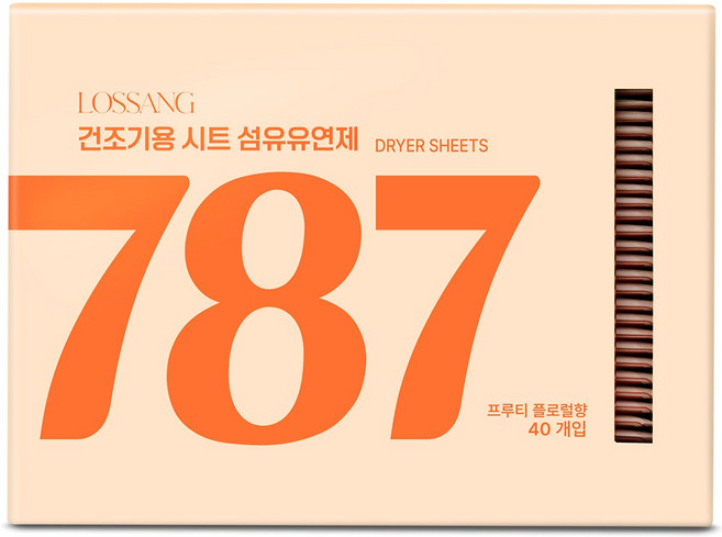 로쌩 드라이시트 건조기용 섬유유연제 본품, 1개, 40개입