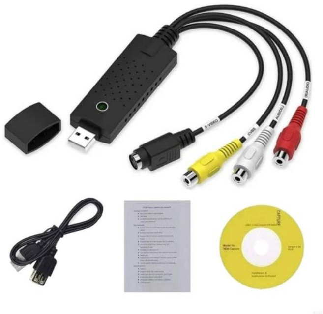 USB2.0 전환 VHS 캠코더 테이프를 디지털로 변환하기위한 비디오 캡처 어댑터