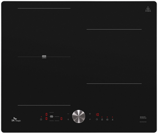 SK매직 보더리스 인덕션 전기레인지 라이트 3구, 빌트인, IHRB 3300