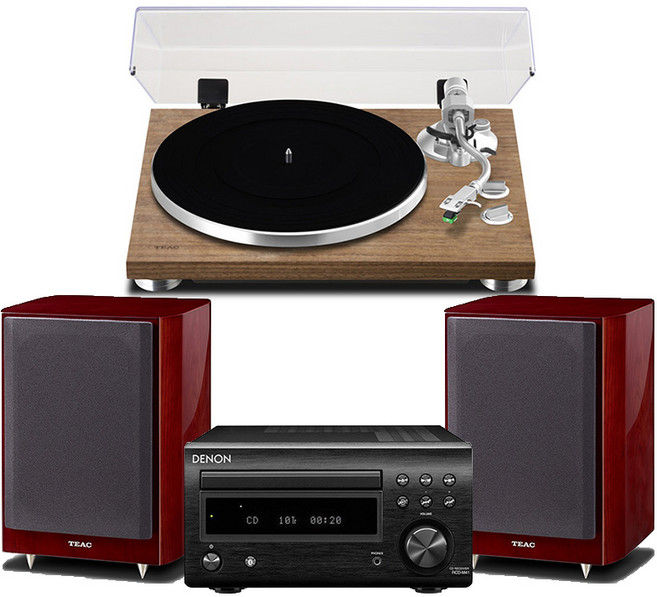 데논 RCD-M41+TN-400BT+S-300NEO 턴테이블 오디오세트, 단품