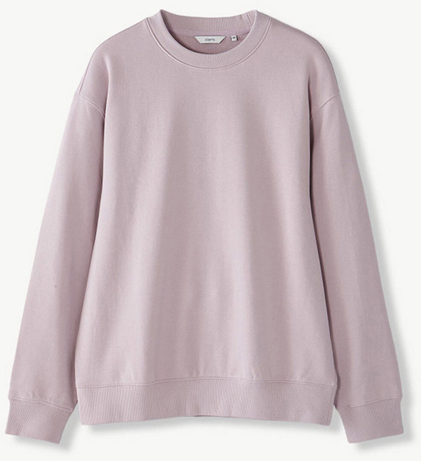 [STCO] 남성 베이직 맨투맨 티셔츠 세미오버핏 바이올렛