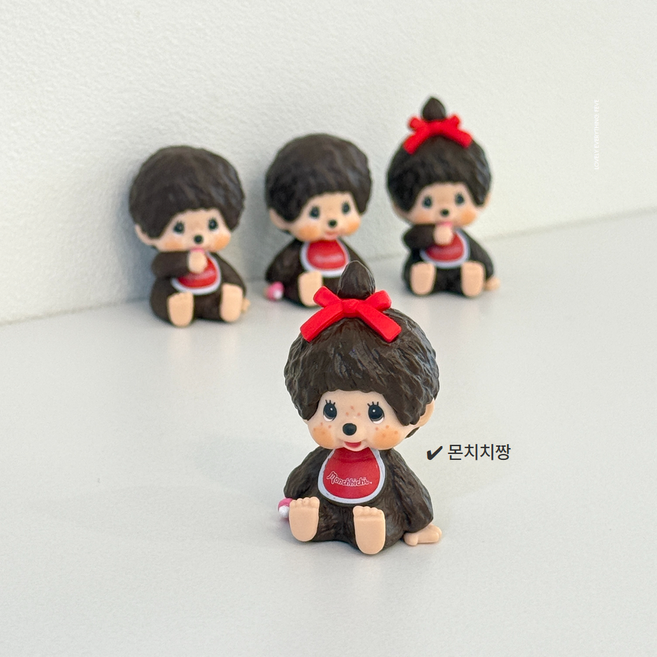몬치치 일본정품 미니 피규어 4종택1, 몬치치짱
