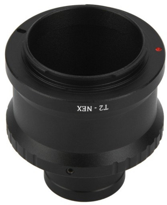 렌즈 어댑터 T2-NEX 금속 1.25 인치 망원경 마운트 어댑터 링 소니 NEX E 마운트 카메라 렌즈 액세서리