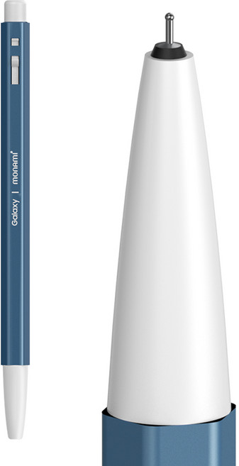삼성 모나미 S펜 터치펜 ( 메탈펜촉 포함 ), 1개, 데님블루