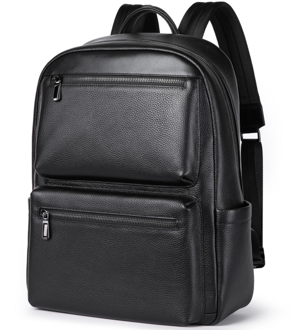 Mimi Market 남성 소가죽 백팩 정장 대용량 15.6인치 노트북 가방 PH-8260