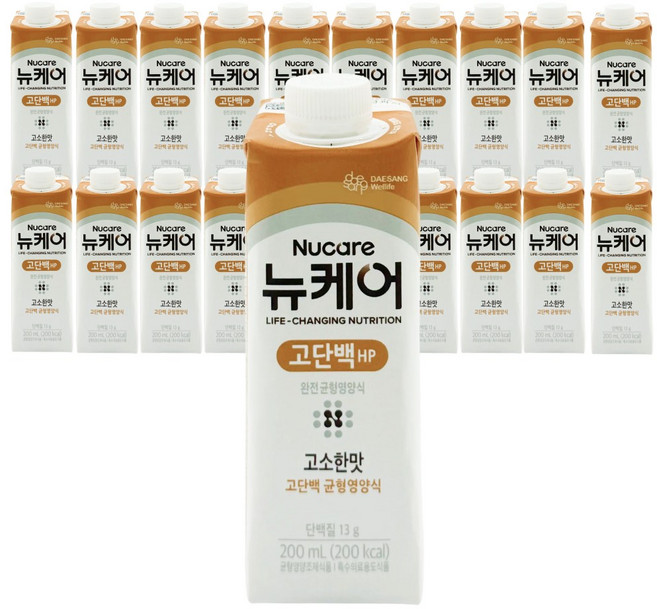 뉴케어 하이프로틴 고단백 HP 200ml 10팩/20팩/30팩/60팩, 20개