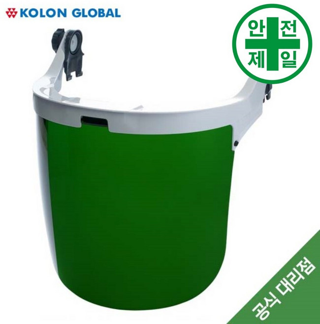 차광보안면 KF-604 부착홈형 ( 3 5 7) 보안경 용접면, 차광 3, 1개