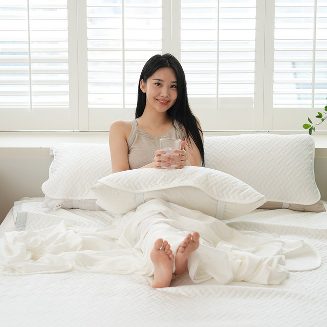 빙판 시원한 쿨매트 냉감 냉매트 쿨링 침대매트 침대깔개 베개커버, 사이즈
