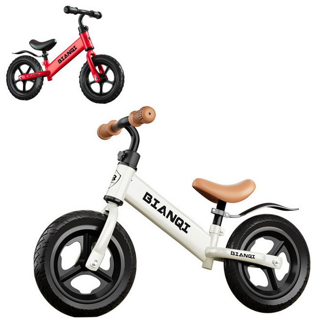 밸런스 자전거 발란스 페달없는 바이크 12인치 14인치, 1개, 84cm, 화이트(K12)