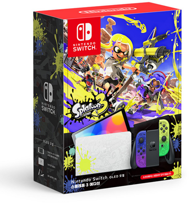 닌텐도 스위치 OLED 스플래툰3 에디션 단품 새상품 - 당일발송 -N
