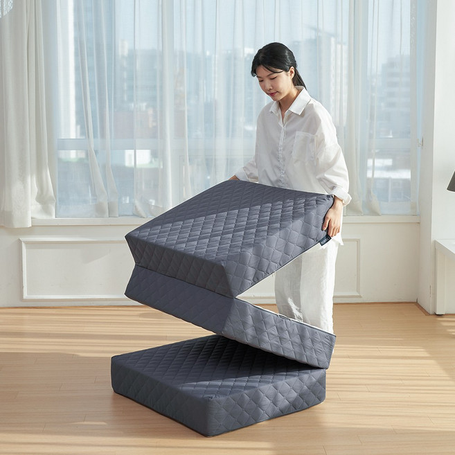 더릭스홈 3단 접이식 토퍼 매트리스