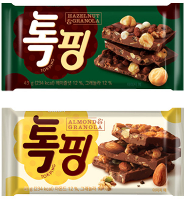 톡핑 아몬드 그래놀라, 50개, 50g