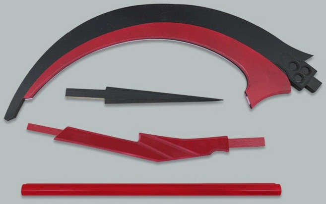 新世紀福音戰士 EVA 綾波麗 cosplay道具 武器 鐮刀 170cm, 如圖所示, 1個