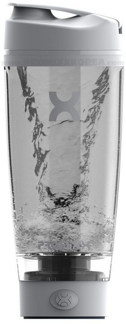 프로믹스 전동쉐이커 단백질쉐이커 전동텀블러, 쿨그레이, 1개, 600ml