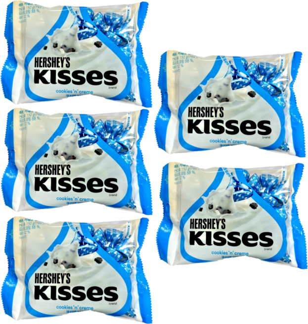 허쉬 키세스 쿠키앤크림, 150g, 5개