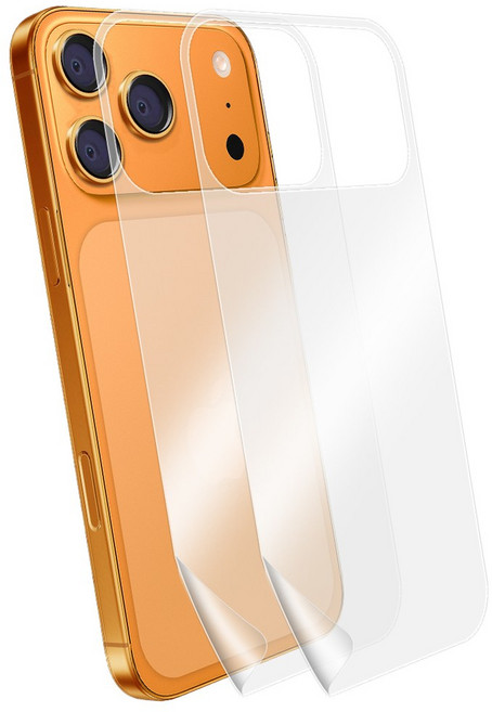 아이폰 17 호환 후면 우레탄 투명 보호필름, 2개