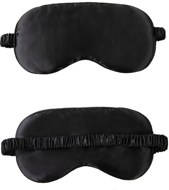 스테디얼 심플 고급 실크 수면안대 1+1