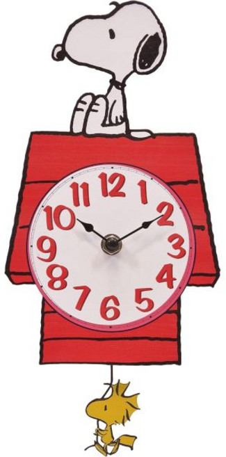 Mark Feldstein 피너츠 스누피 하우스 벽시계