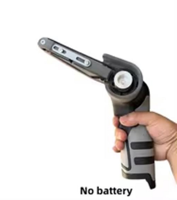 전동 샌딩기 원형 마키타 빈용 전기 미니 소형 샌더 파이프 광택기 벨트 그라인더 6500RPM 가변 속도 목재 메탈 플라스틱용, [02] no battery, 1