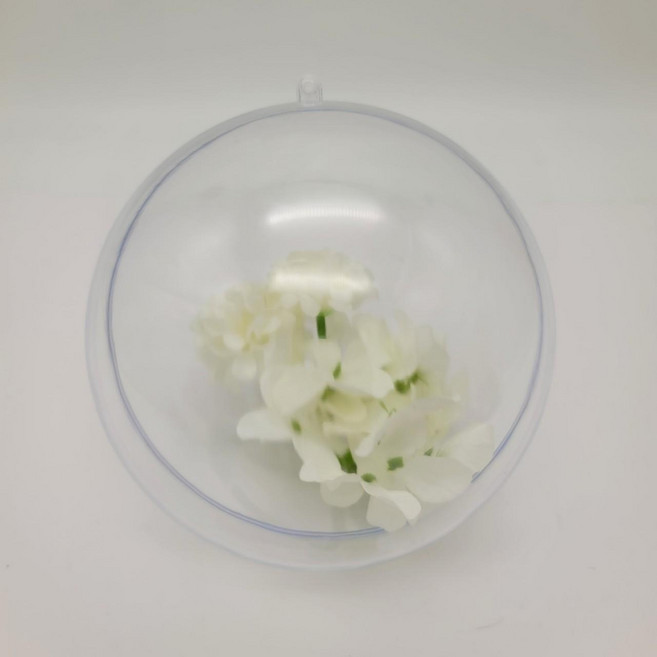 FlowerSP 透明圓形扭蛋球, 1個, 8cm,本賣場商品須購物滿$200元以上才能出貨