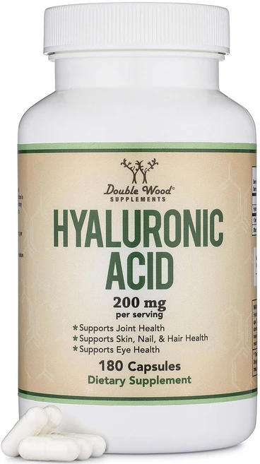 더블우드 Hyaluronic Acid 200mg 캡슐, 180정, 1개 - 쿠팡