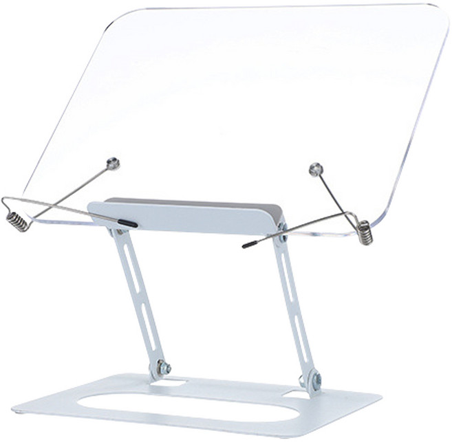 주닉스 RD10 360도 회전 투명 독서대 높낮이 조절 아크릴 책 받침대 브라켓, 옵션1-일반형