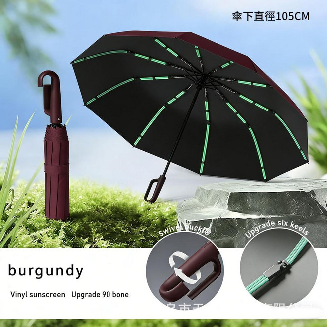 全自動防曬雨傘 大號商務傘 Vinyl sunscreen 升級90骨 直徑105CM