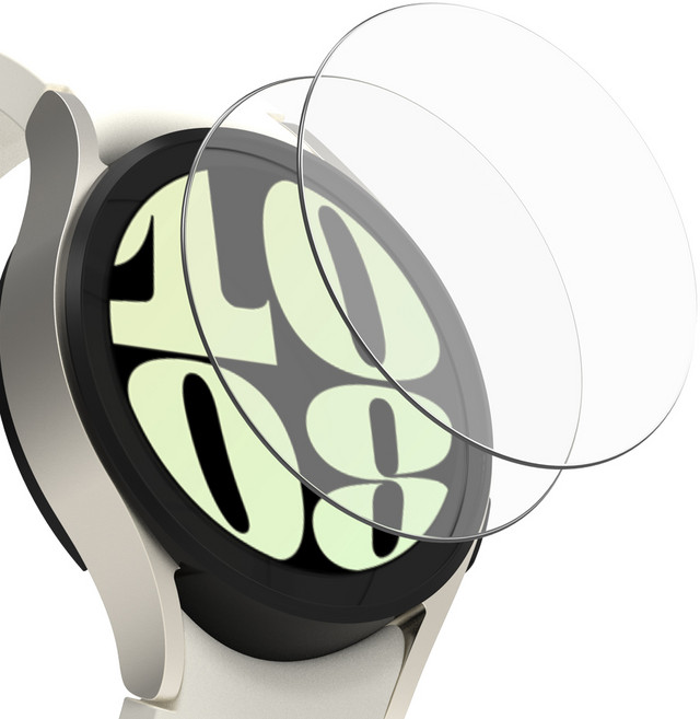 로랜텍 갤럭시워치 풀커버 호환 액정보호필름 강화유리, 2개