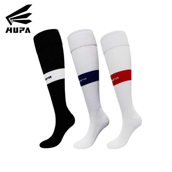 [이월특가] 후파성인용 스판축구스타킹 HPSF-R4, 검정X홍색