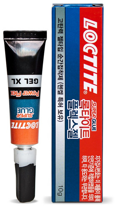 [다우몰] 초강력 본드 접착제 신발 가죽 플라스틱 도자기 젤타입 플렉스젤, 1개, P0000EUJ+니트럴장갑1켤레