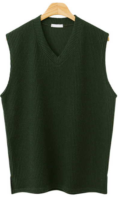 제인 V넥트임 조끼 (MDKN312LW)