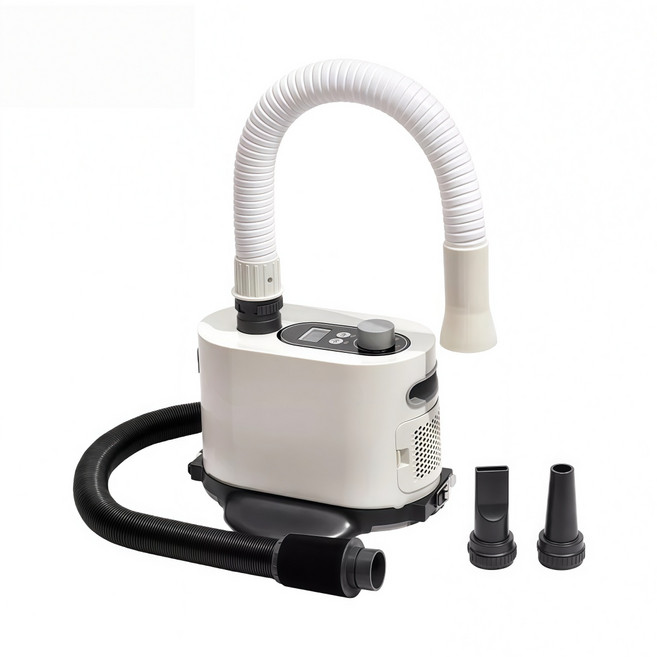 自助寵物吹水機 360°硬管 寵物吹風機, 白色, 1個