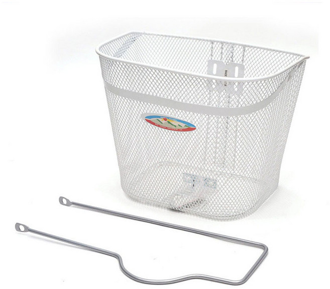 탑모아 탑모아 자전거 고정식 망 바구니 화이트, 1개