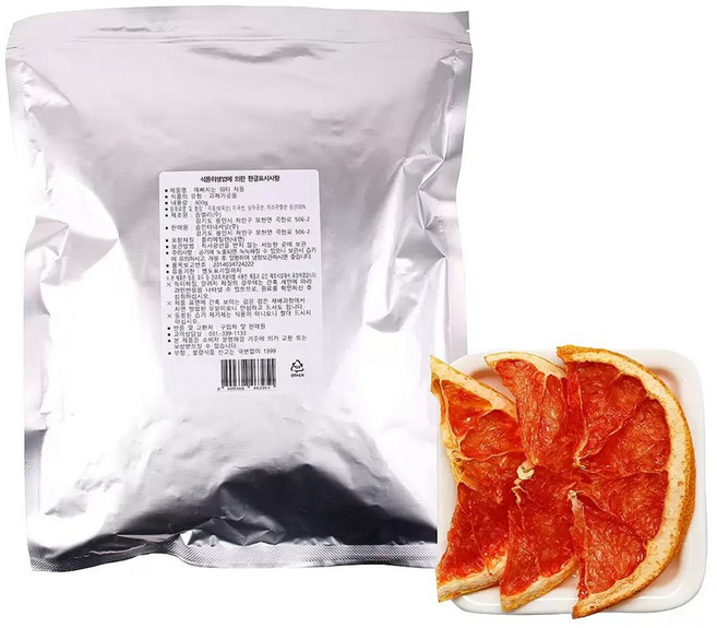 딜라이트가든 자몽 건조과일칩 300g x 2개, 1개