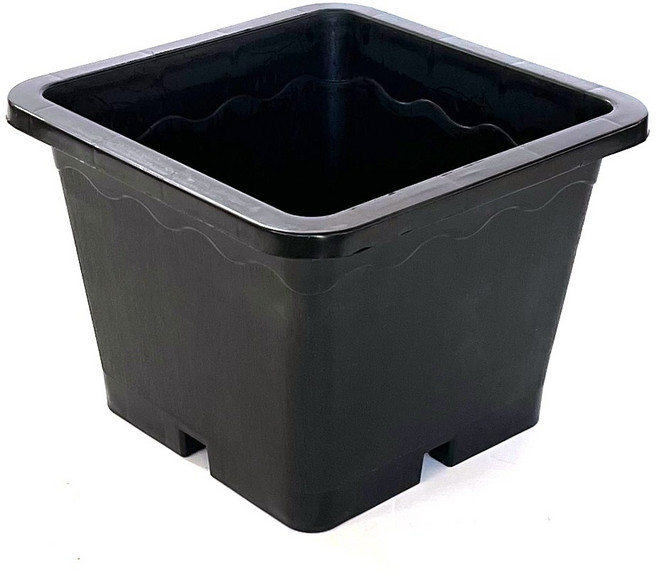 플라스틱화분 사각화분27호 모종 분갈이흙, 1개