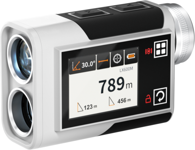 인피테 캐리뷰 미니 레이저 골프 거리측정기 와이드 디스플레이 + 자석파우치, 오프화이트, IXG3000