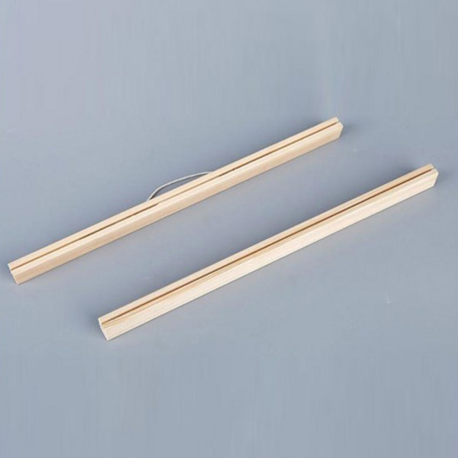 마벨인홈 우드 행잉 프레임 포스터 걸이 족자 2p, 원목