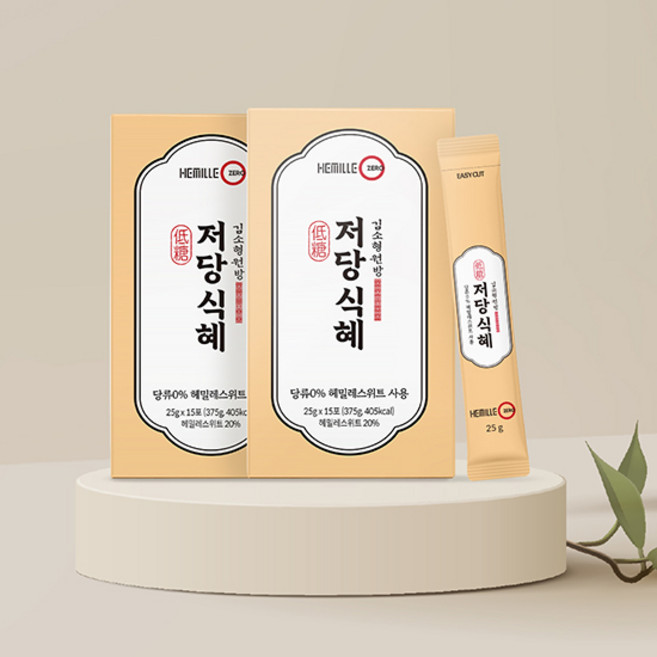 김소형원방 밥알없는 저당식혜 당0g, 2개, 375g