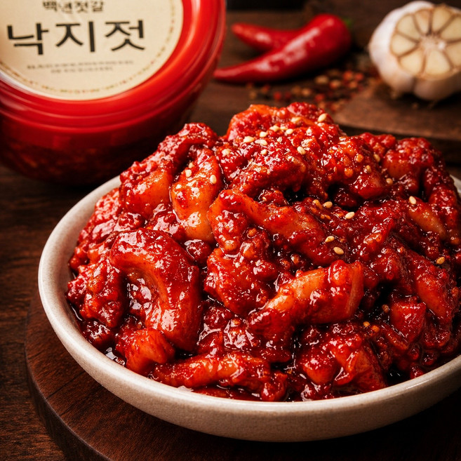 탱글한 낙지젓갈 국내제조 [백년젓갈], 1개, 1kg