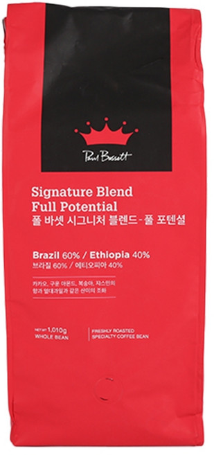 폴바셋 시그니처 블렌드 폴포텐셜 1010g 탕비실 홈카페 원두 커피, 1개