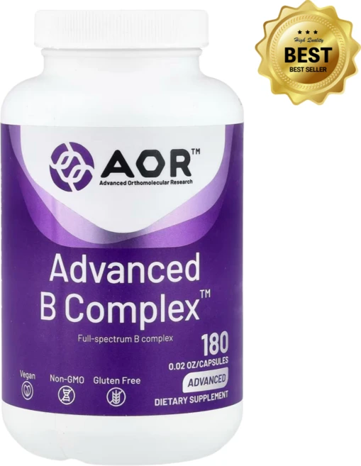 AOR 활성형 비타민B 컴플랙스 180캡슐 / 해외직구 미국정품, 1개, 180정 - 쿠팡
