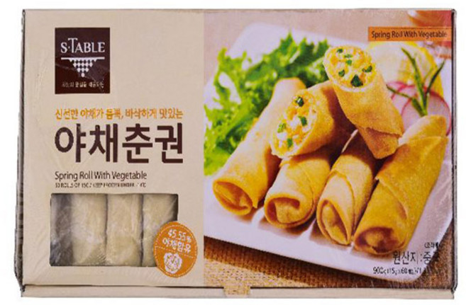 (무)(냉동)세미원 야채춘권 15gX60입(900g), 900g, 1개