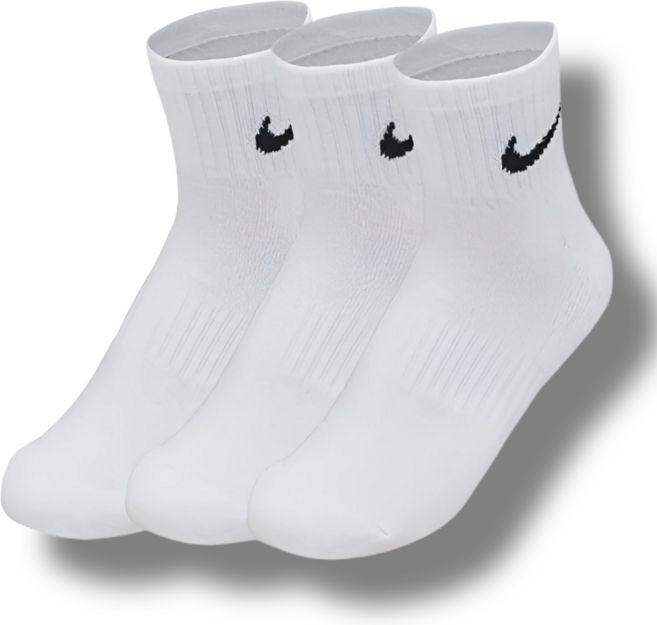 나이키 에브리데이 쿠션 트레이닝 중목 양말 삭스 SX7667-100 3켤레