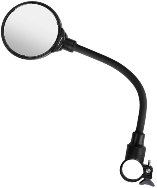 자전거 롱 플렉시블 백미러 사이드미러 후사경 안전거울 MTB 자바라 휘어지는, 롱플렉시블백미러(낱개1개), 1개