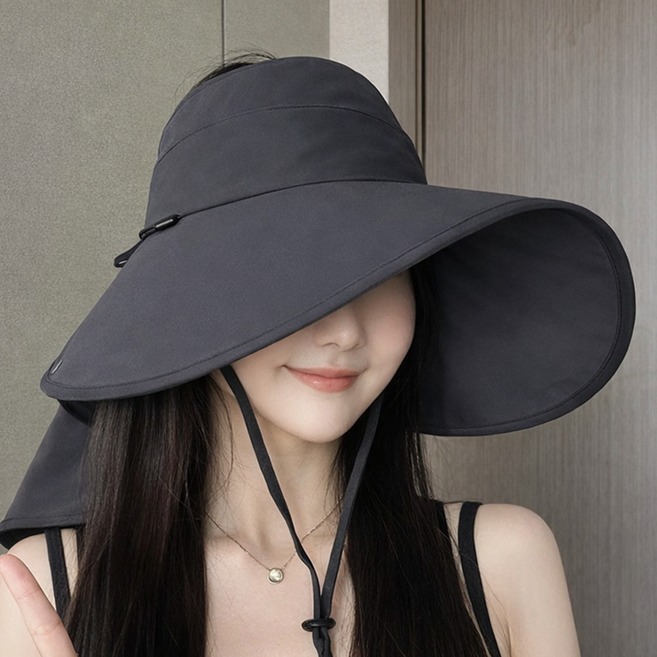 에누온드 UV 자외선 차단 챙넓은 여름 모자