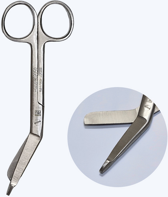 의료 붕대 가위 14cm 병원 의료용 간호사 실습용 거즈, 1개